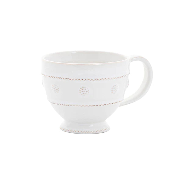Berry & Thread Breakfast Cup - Whitewash