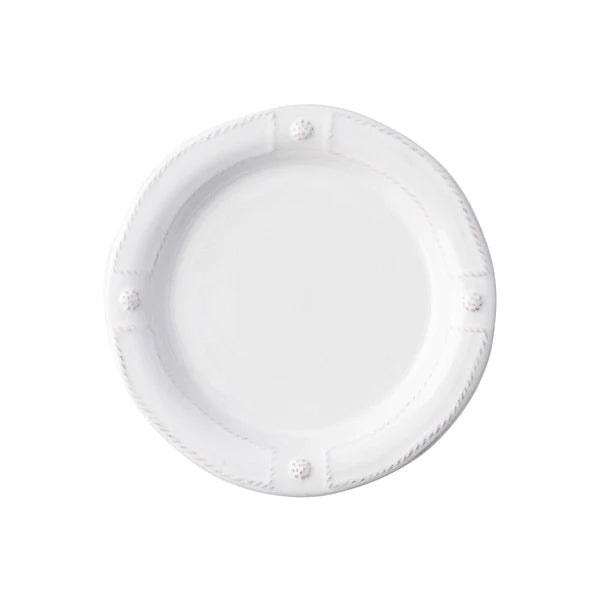 Berry & Thread French Panel Side/Cocktail Plate - Whitewash