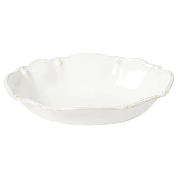 Berry & Thread 10" Oval Serving Bowl - Whitewash