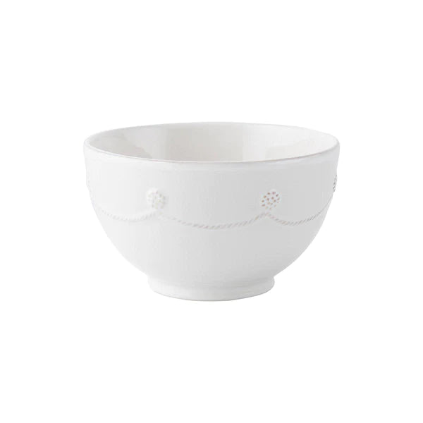 Berry & Thread Cereal/Ice Cream Bowl - Whitewash