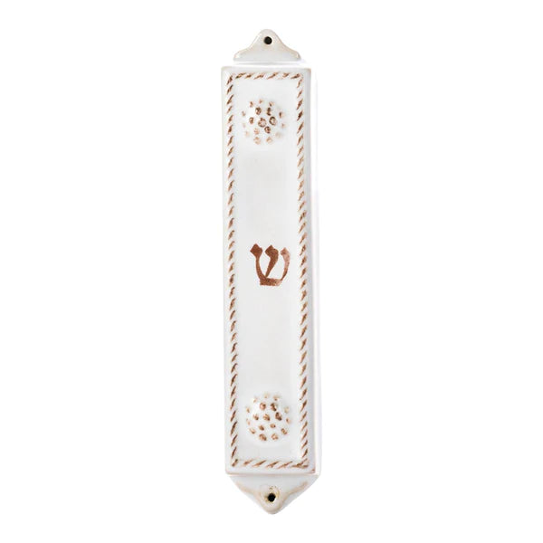 Berry & Thread Mezuzah - Whitewash