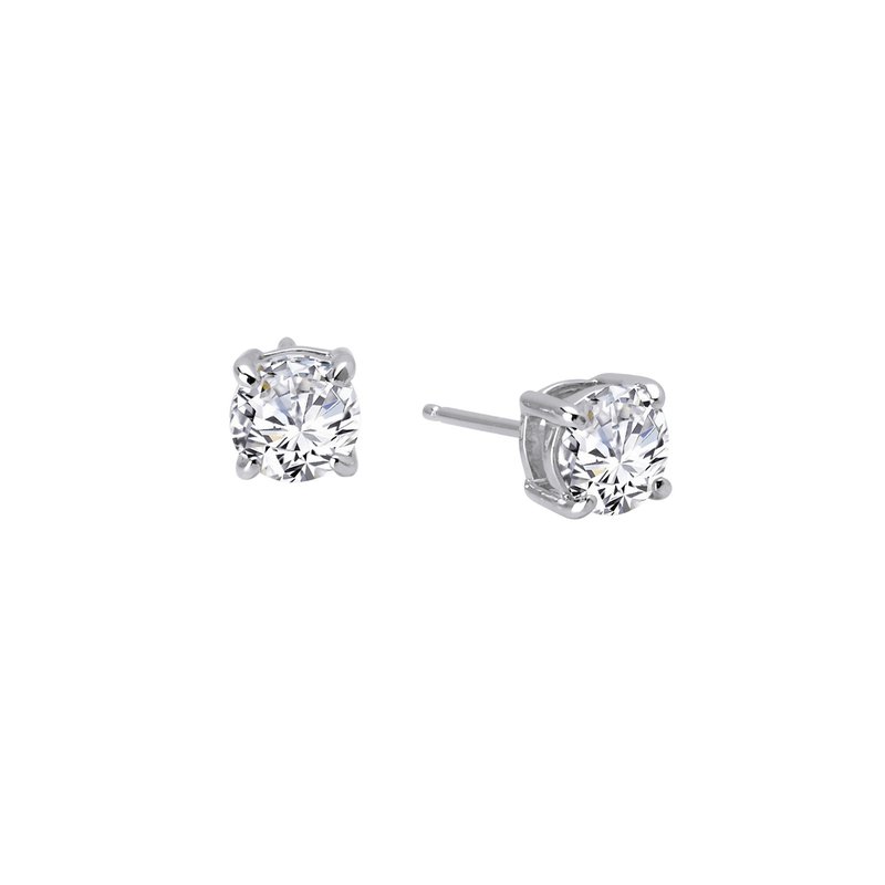 1.32 CTW Solitaire Stud Earrings