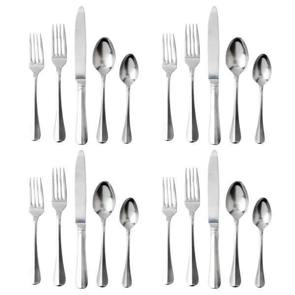 Bistro 20pc Place Setting - Bright Satin