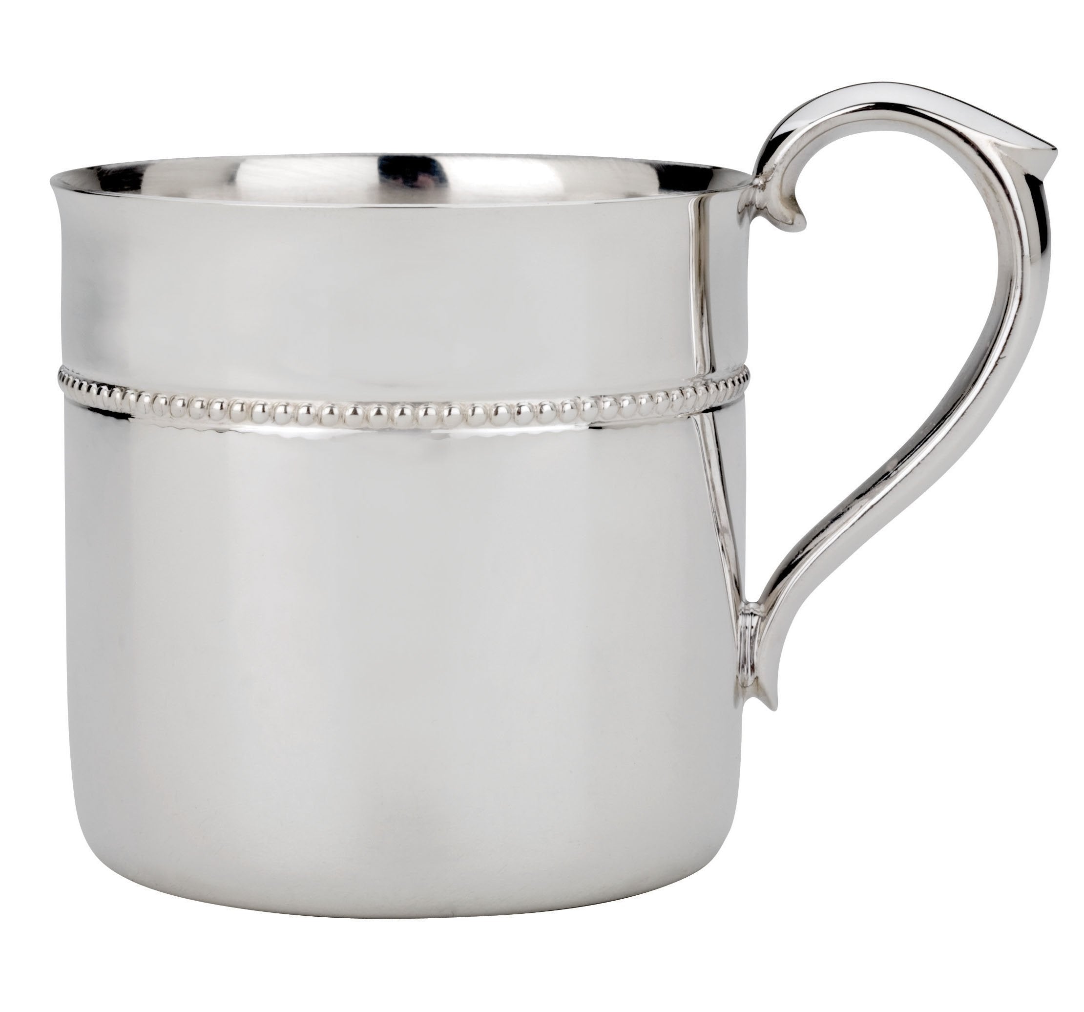 Royal Bead Silverplate Baby Cup