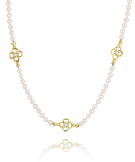 Vahan Pearl and Diamond Necklace