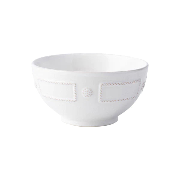 Berry & Thread French Panel Cereal/Ice Cream Bowl - Whitewash