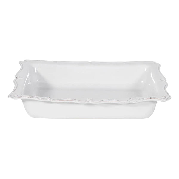 Berry & Thread 17" Rectangular Baker - Whitewash