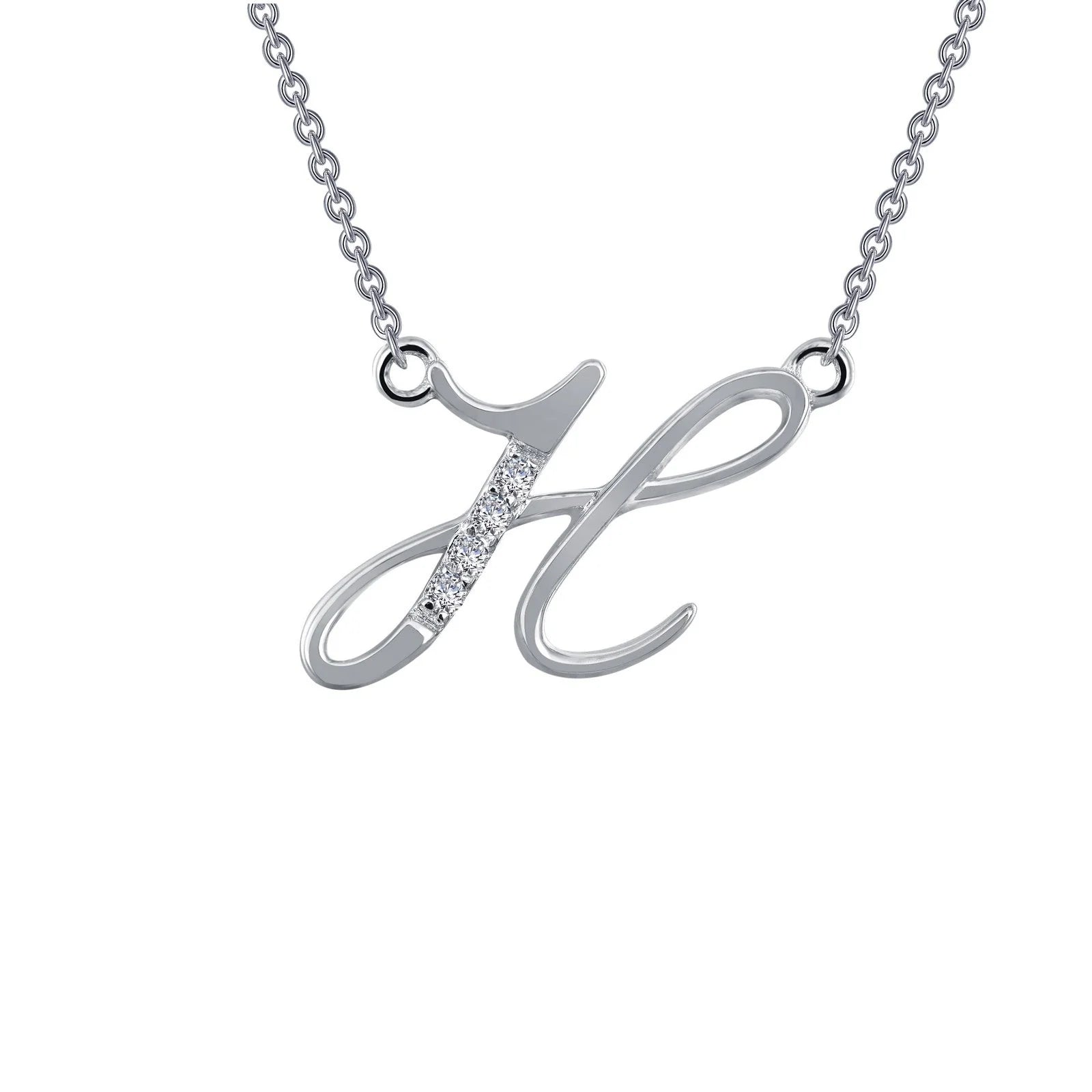 Letter H Pendant Necklace