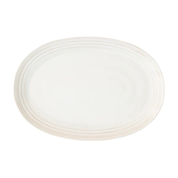 Bilbao 17" Platter - Whitewash