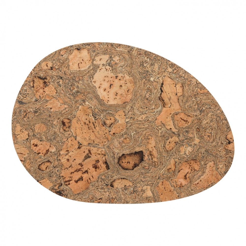 Cork Collection - Set 4 Egg Shape Placemats