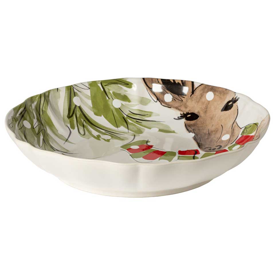 Deer Friends Serving Bowl