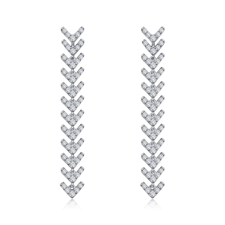 Fancy Fishbone Earrings