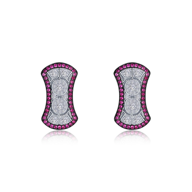 Vintage Inspired Halo Earrings
