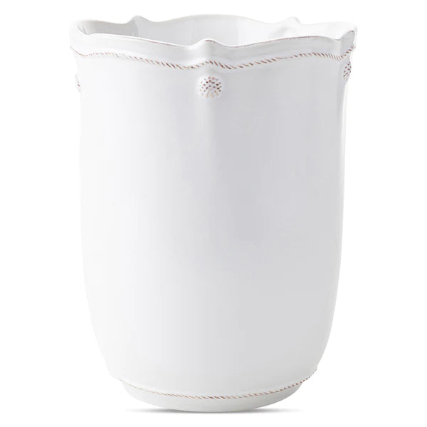 Berry & Thread Wastebasket - Whitewash