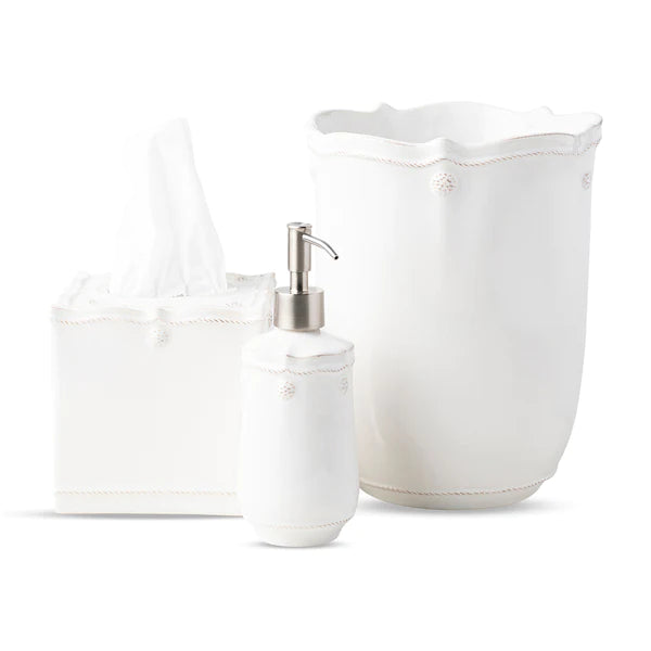 Berry & Thread Bath Set/3pc - Whitewash