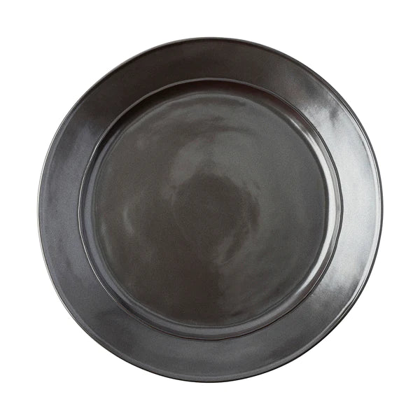Pewter Stoneware Dinner Plate