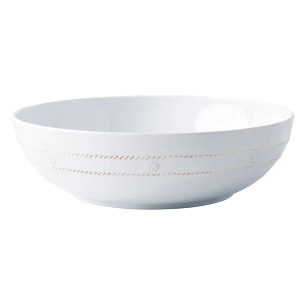 Berry & Thread Melamine 12" Bowl - Whitewash