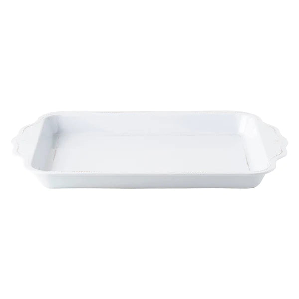 Berry & Thread Melamine 24" Tray - Whitewash