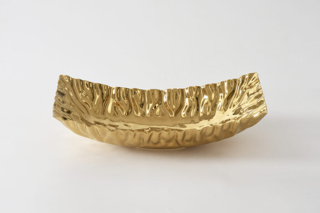 Mascali D'oro Gold Rectangular Tray