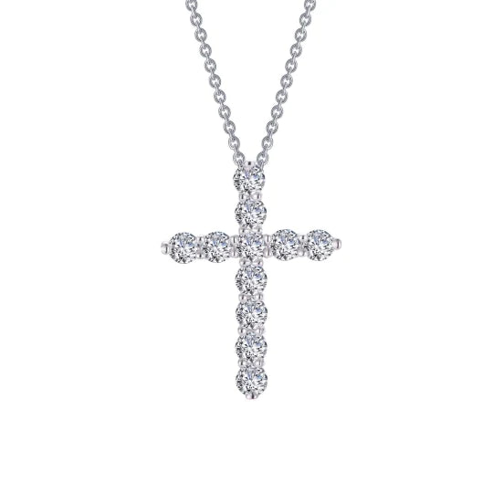 1.87 CTW Cross Necklace