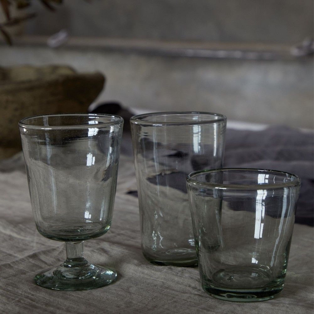 MARGARIDA Recycled Tall Glass Tumblers
