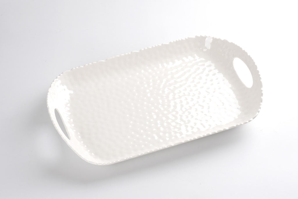 Waves-Rectangular Tray with Handles