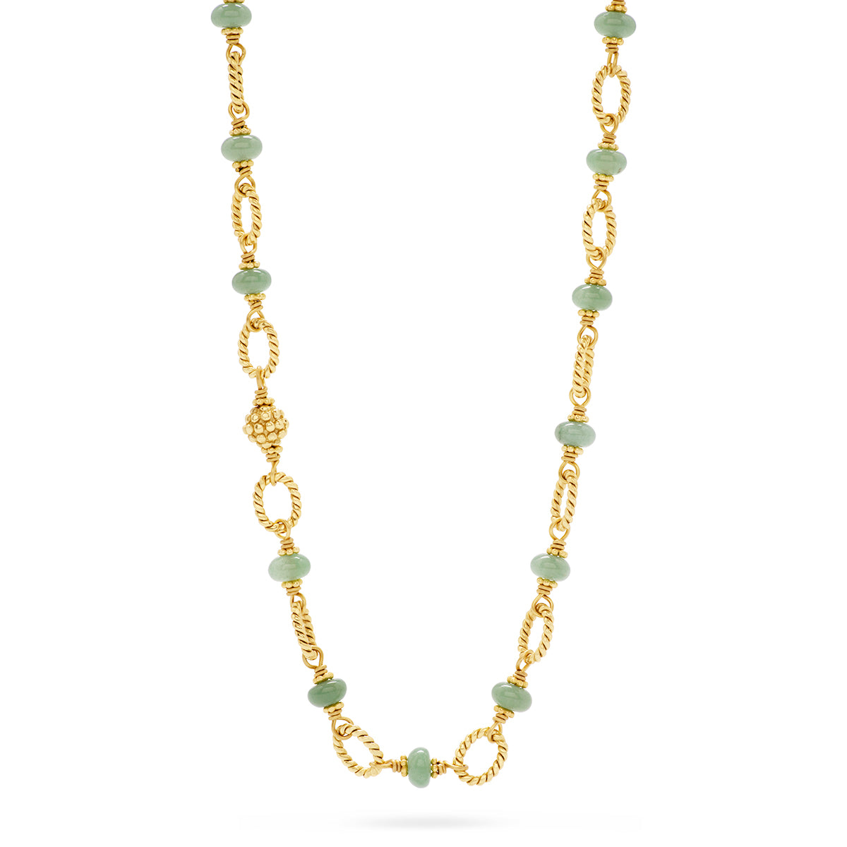 Berry & Bead Chain - Meadow Jade - 24"