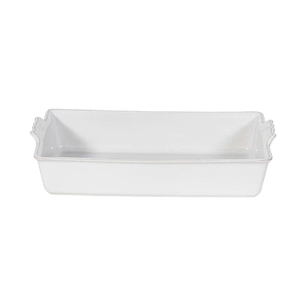Berry & Thread 13" Rectangular Baker - Whitewash