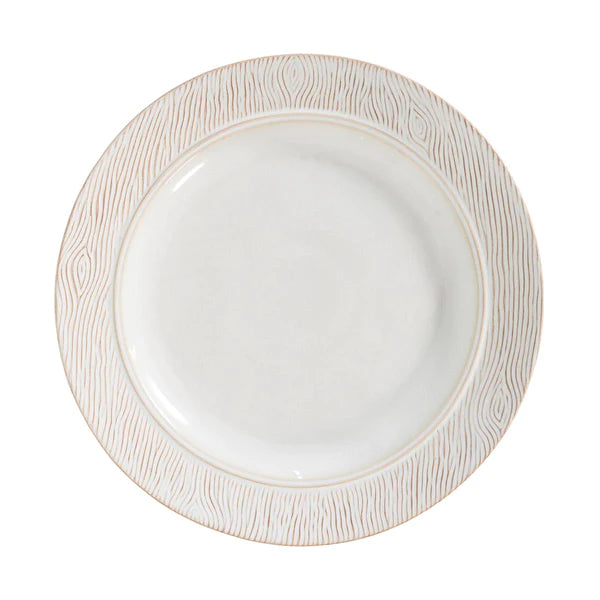 Blenheim Oak Dinner Plate - Whitewash