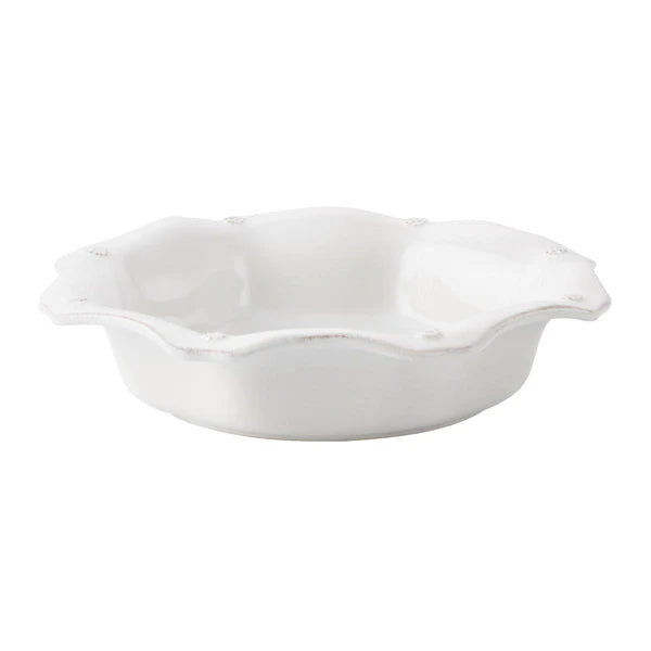 Berry & Thread Scalloped Pasta/Soup Bowl - Whitewash