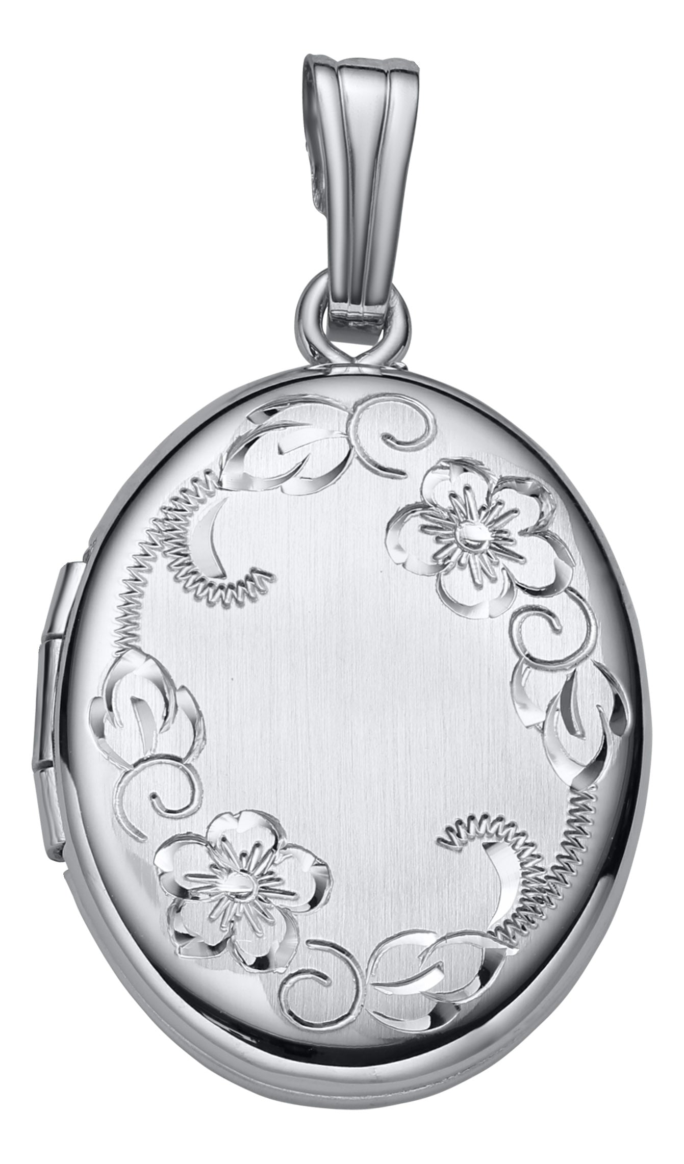 Adult Sterling Silver Oval Locket