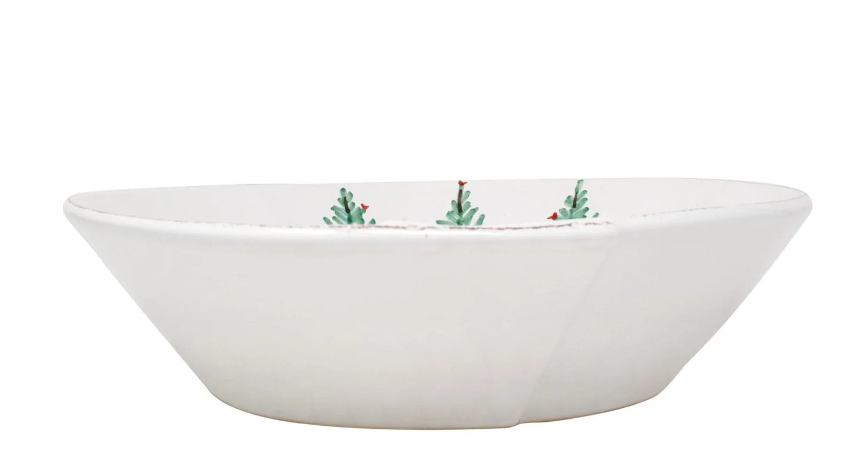 Lastra Holiday Medium Shallow Serving Bowl