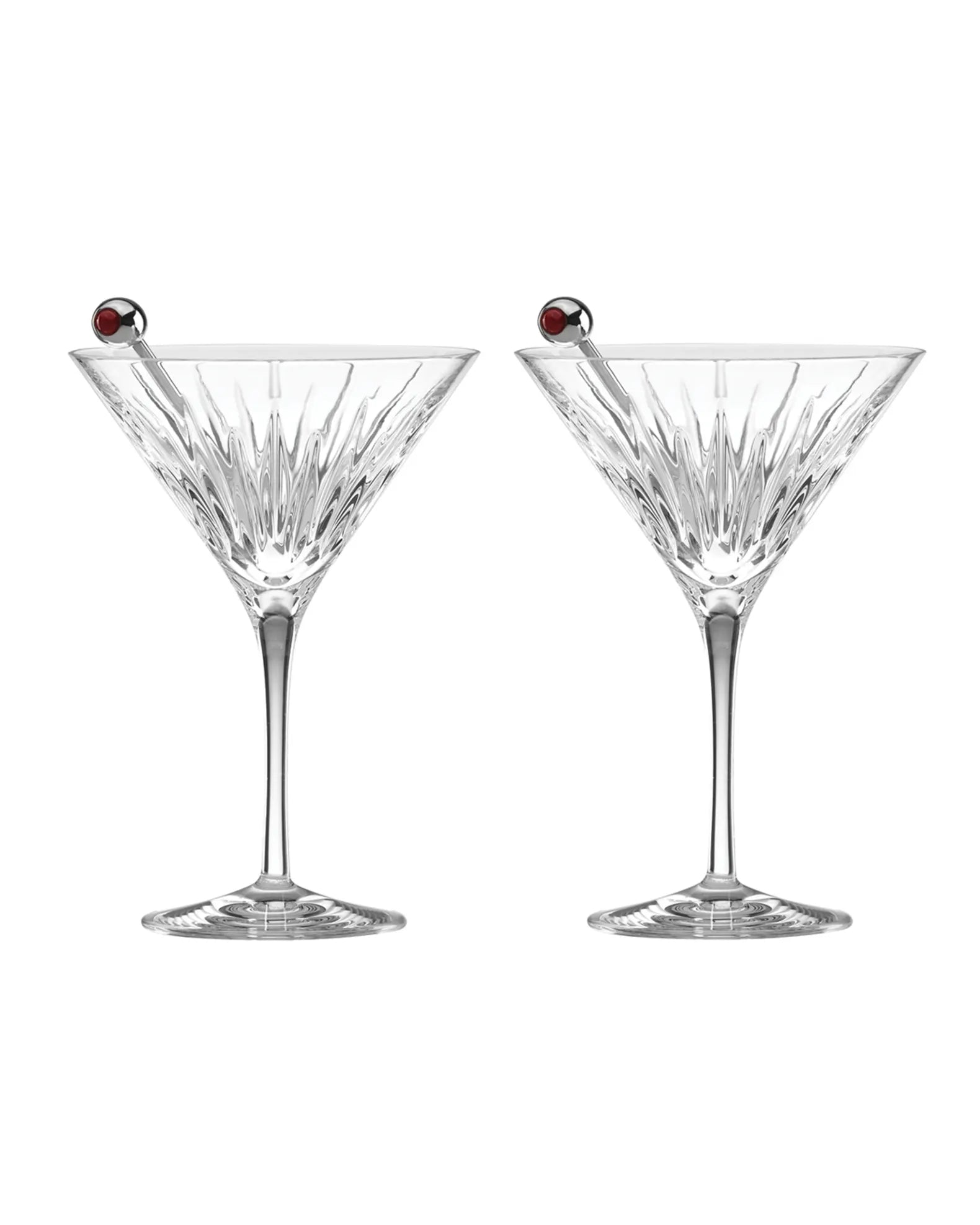 Soho Martini Set With Olive Picks