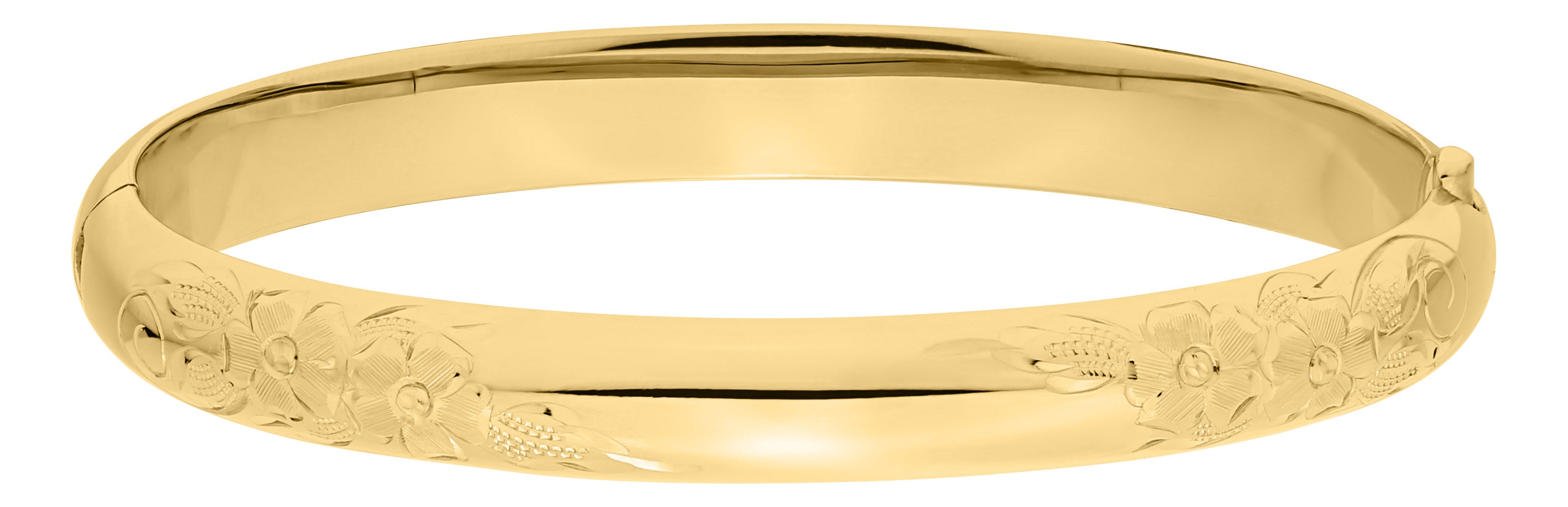 Gold Filled Engraved Bracelet
