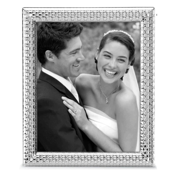 Watchband Silver 4" x 6" Photo Frame