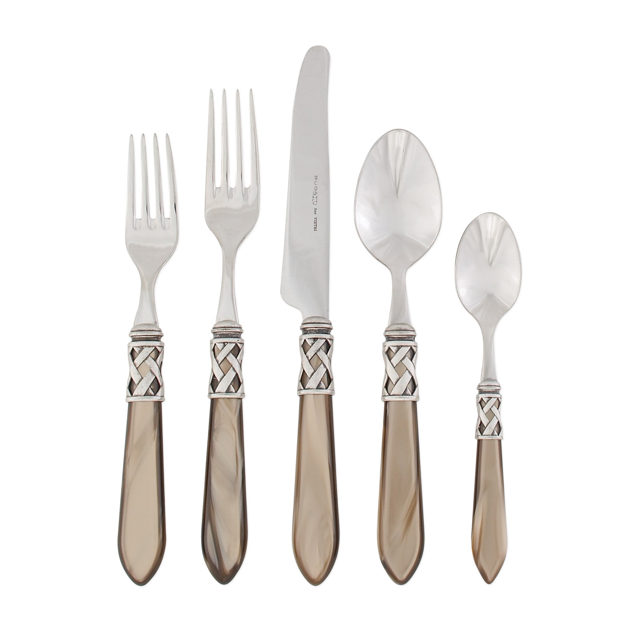 Aladdin Antique Taupe Five-Piece Place Setting