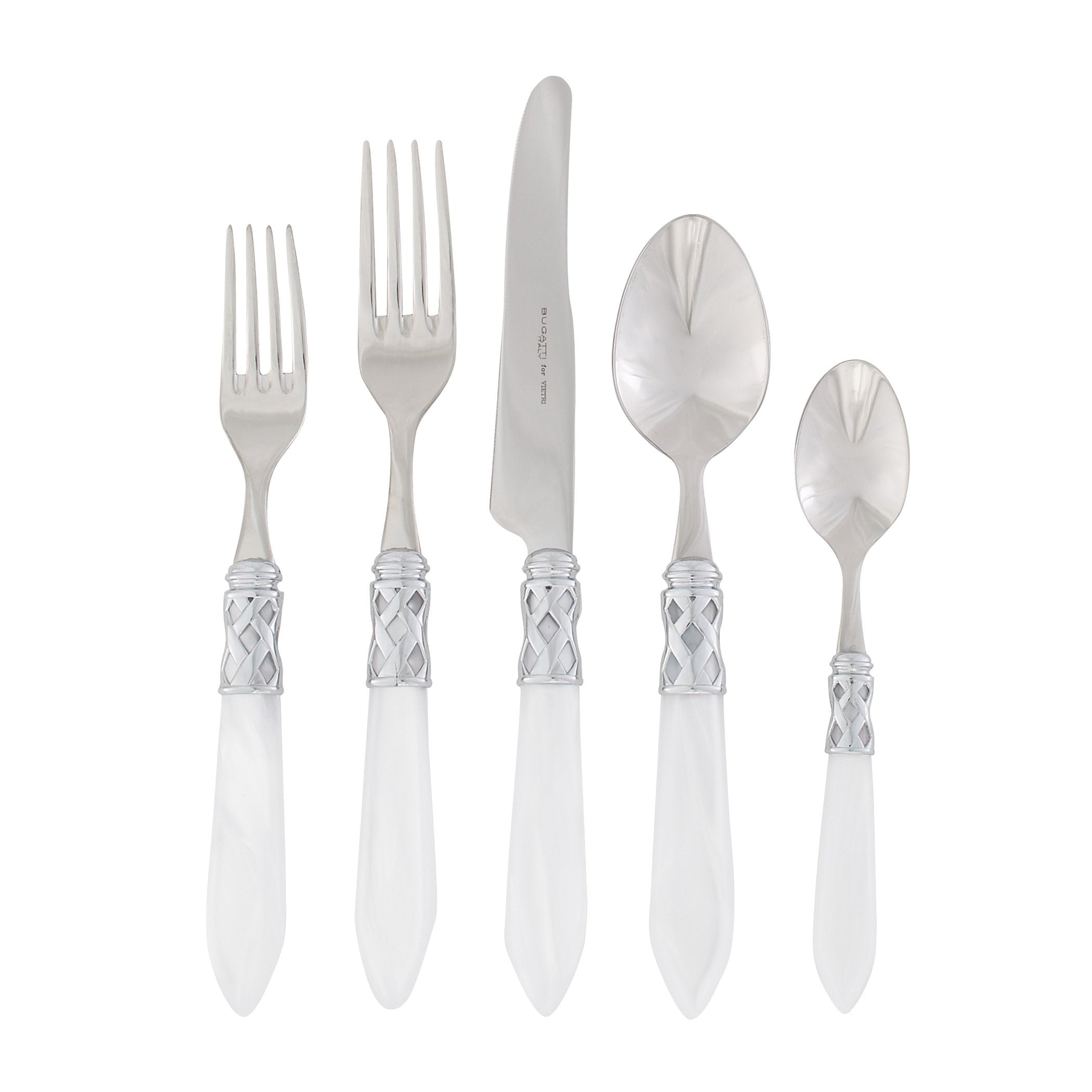 Aladdin Brilliant White Five-Piece Place Setting