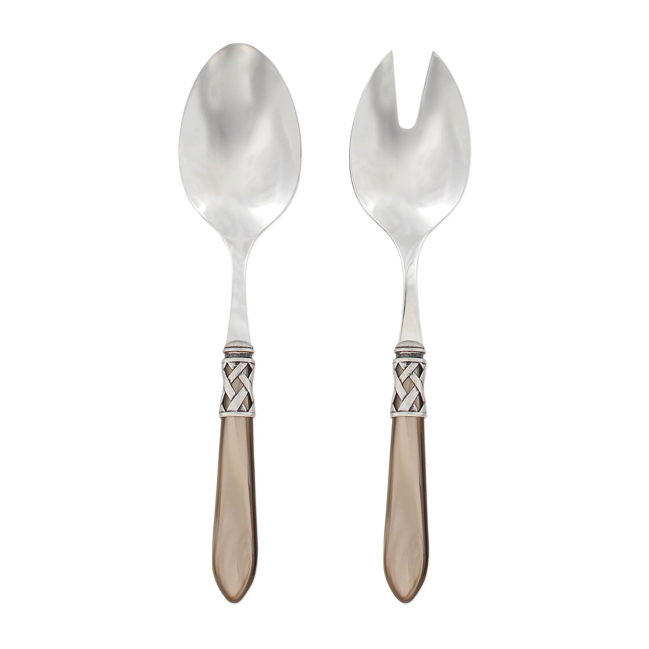 Aladdin Antique Taupe Salad Server Set