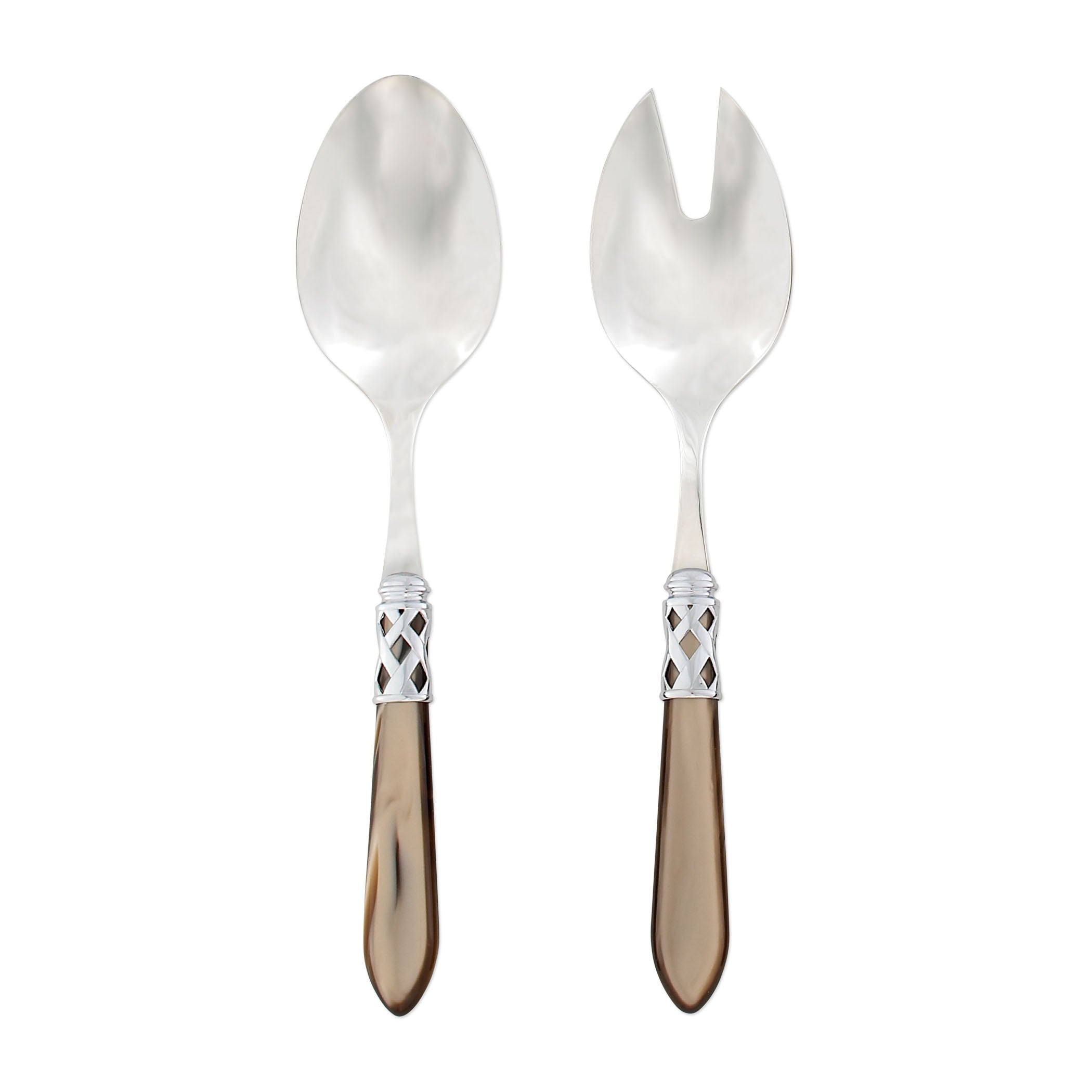 Aladdin Brilliant Taupe Salad Server Set