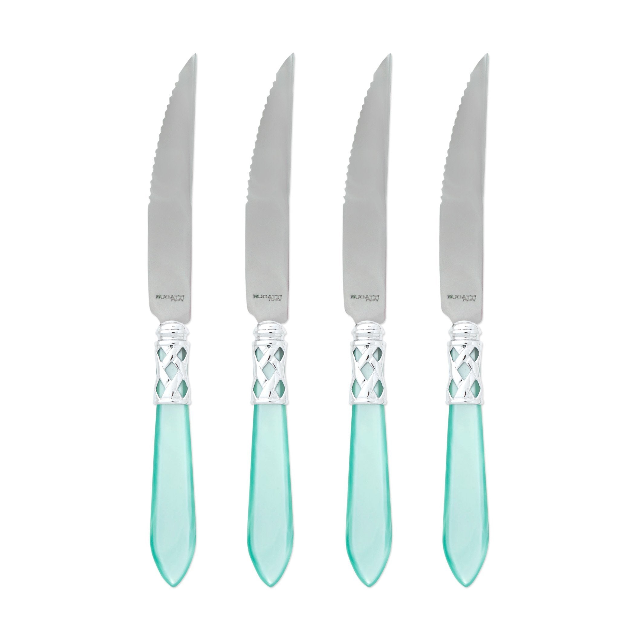 Aladdin Brilliant Aqua Steak Knives - Set of 4