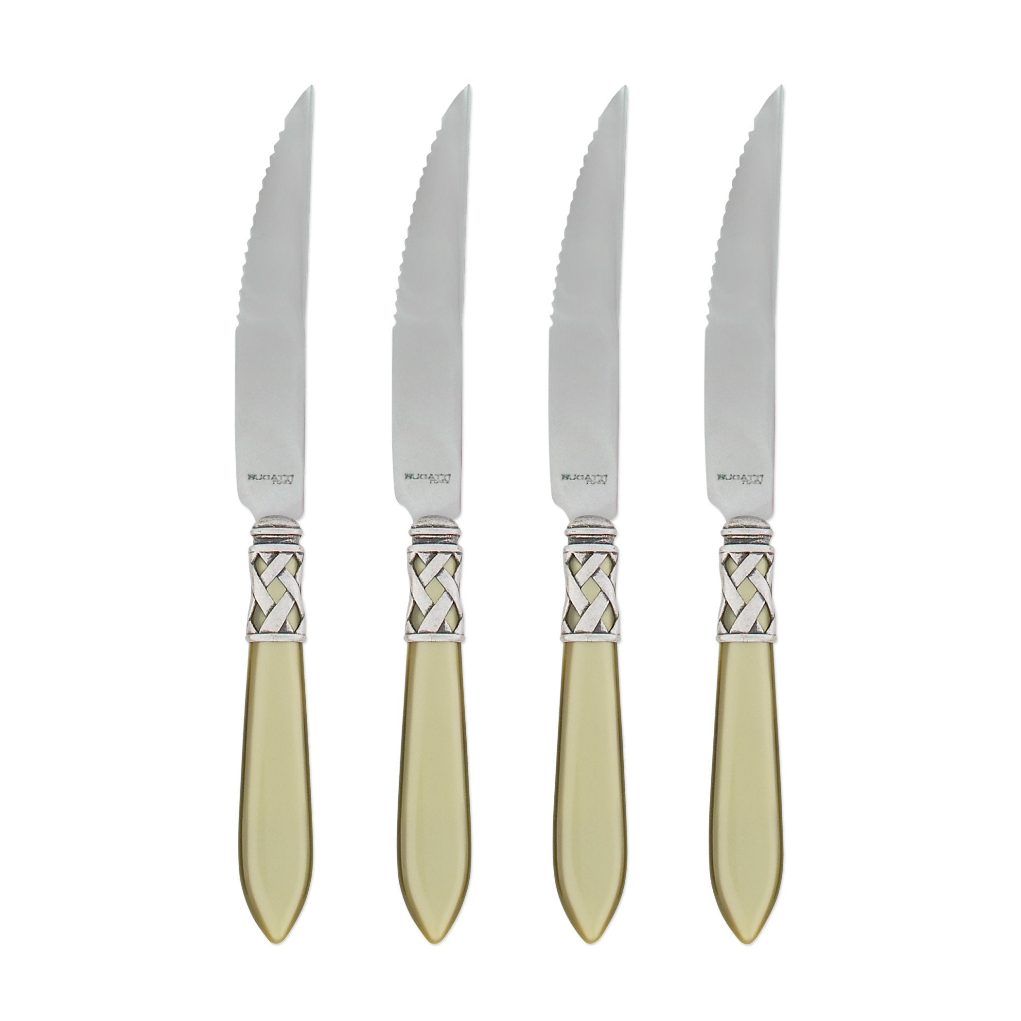Aladdin Antique Chartreuse Steak Knives - Set of 4