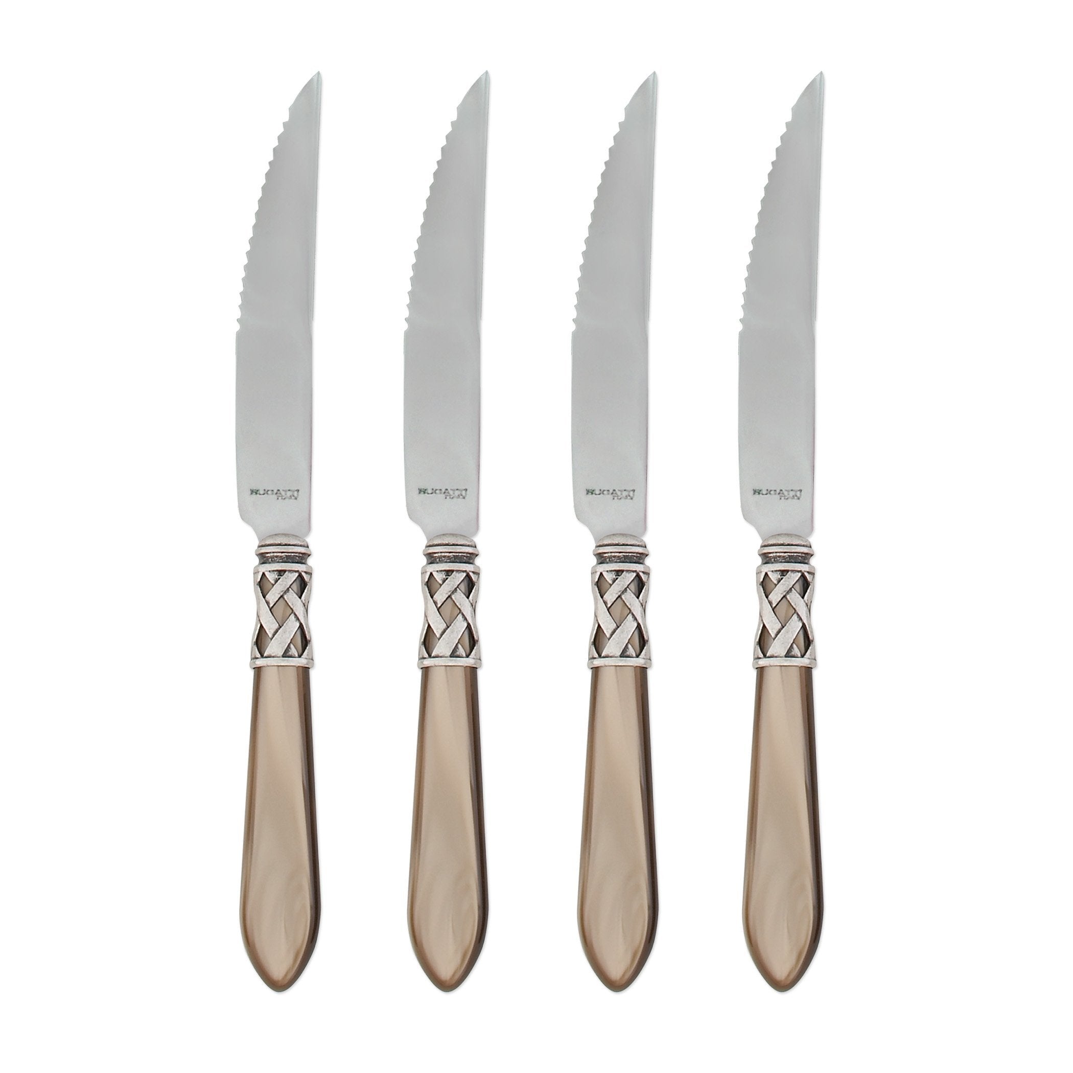 Aladdin Antique Taupe Steak Knives - Set of 4