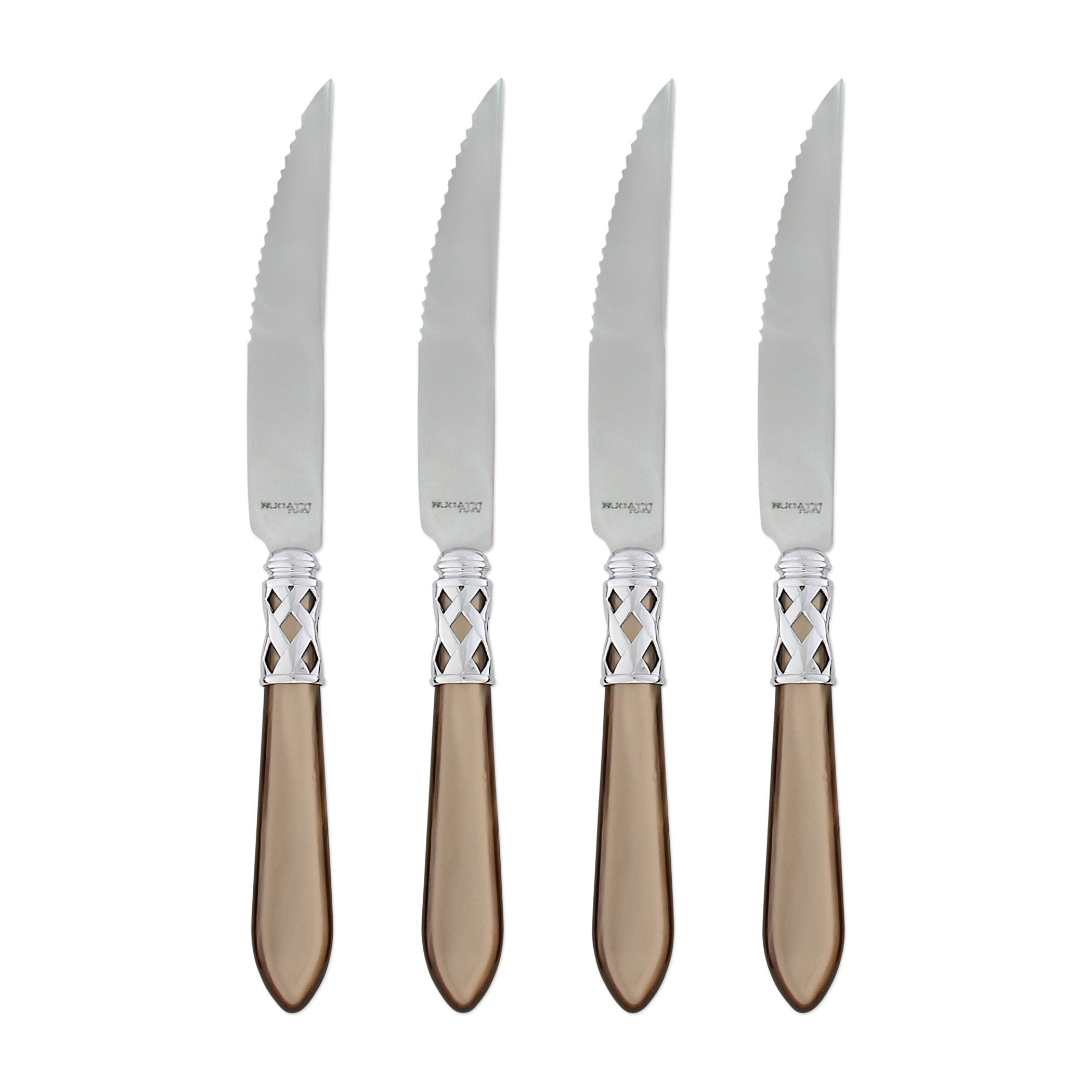 Aladdin Brilliant Taupe Steak Knives - Set of 4