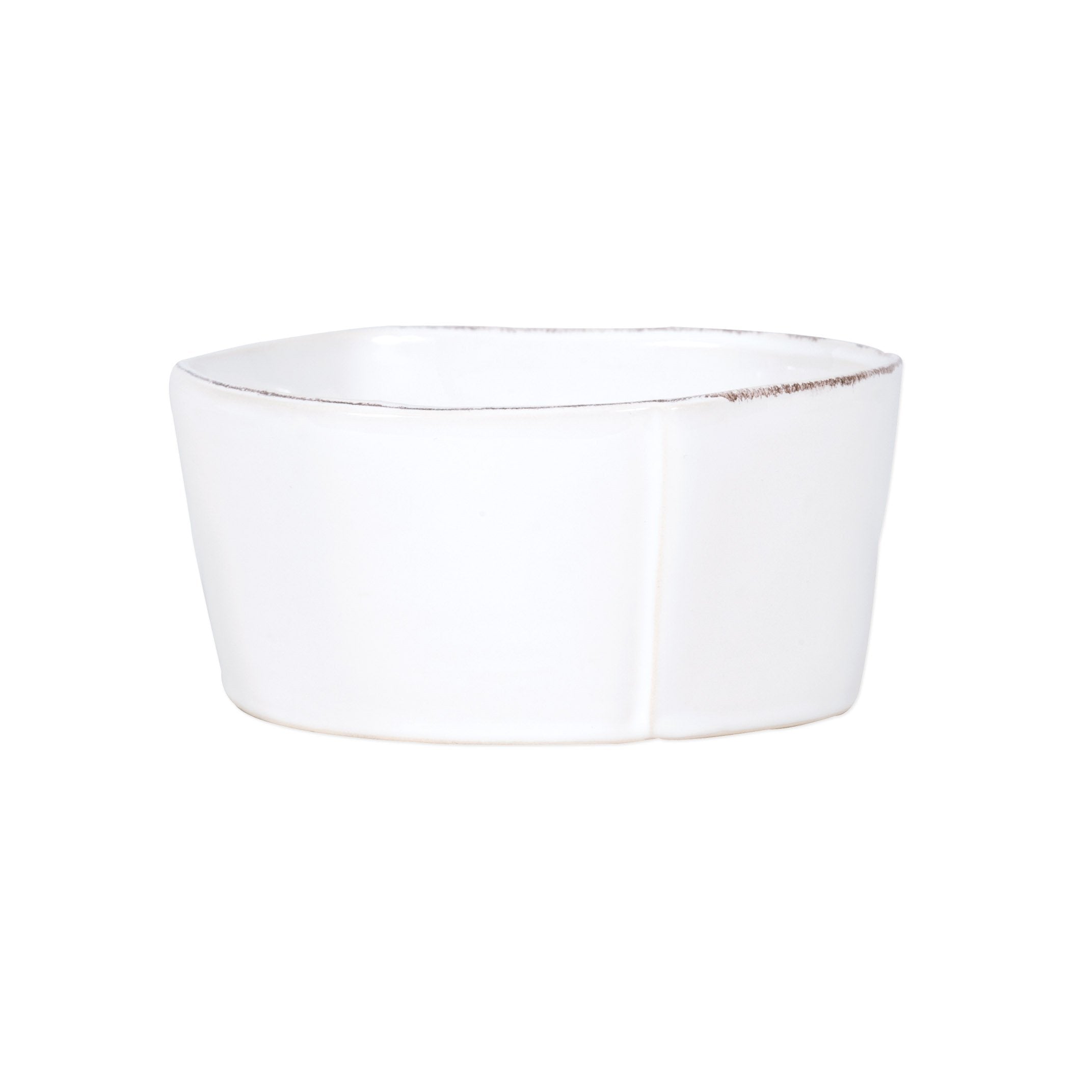 Lastra White Medium Serving Bowl