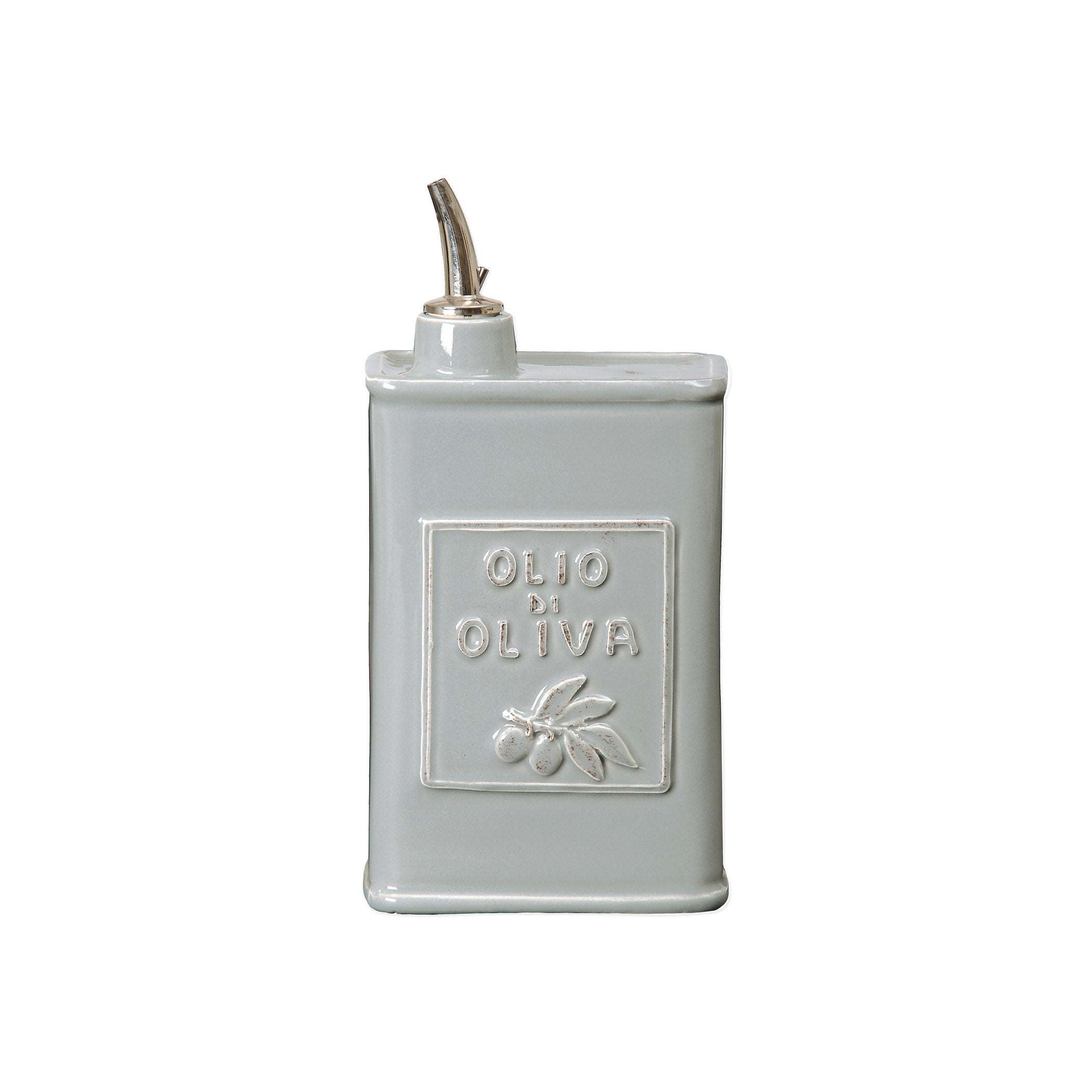 Lastra Gray Olive Oil Can