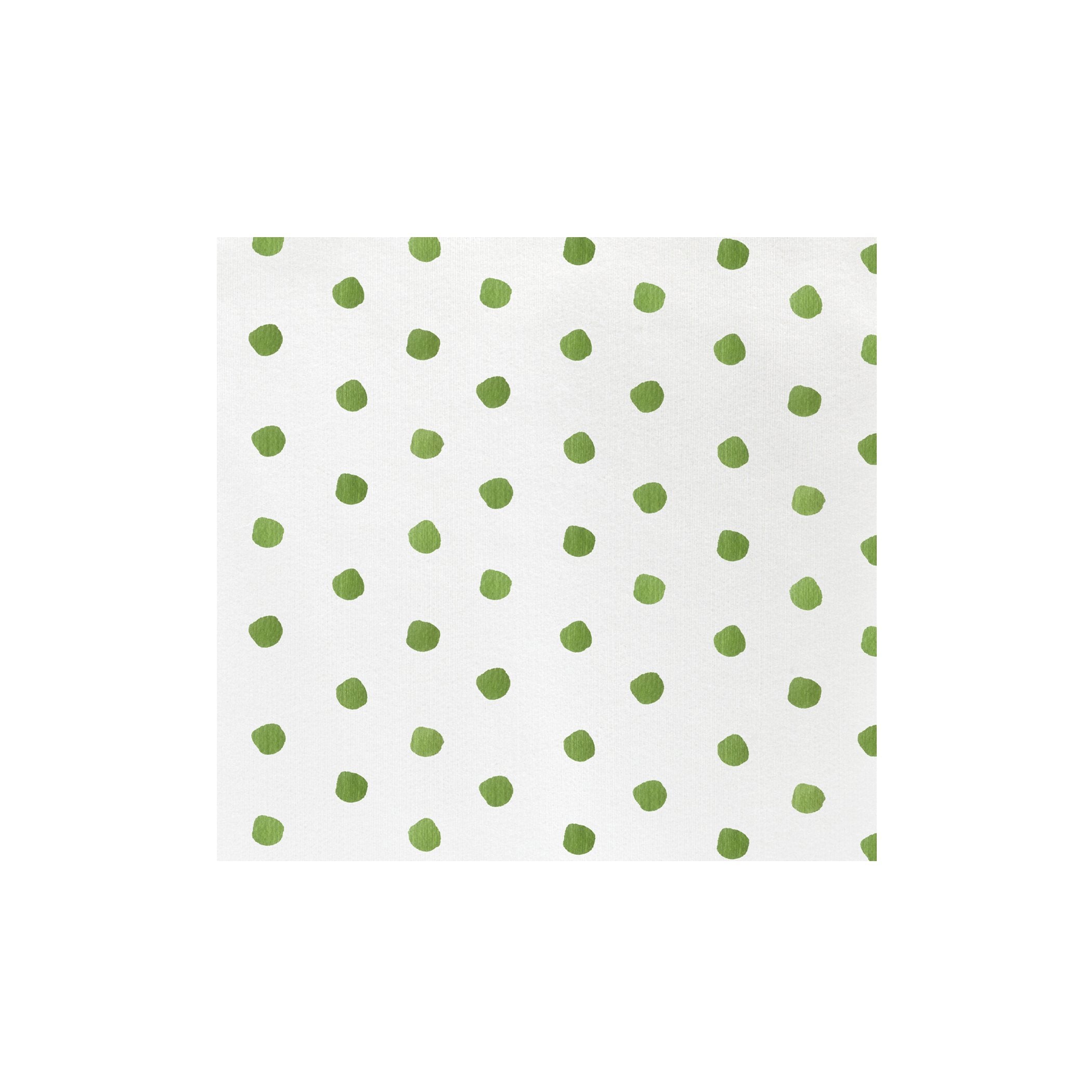 Papersoft Napkins Dot Green Dinner Napkins (Pack of 20)
