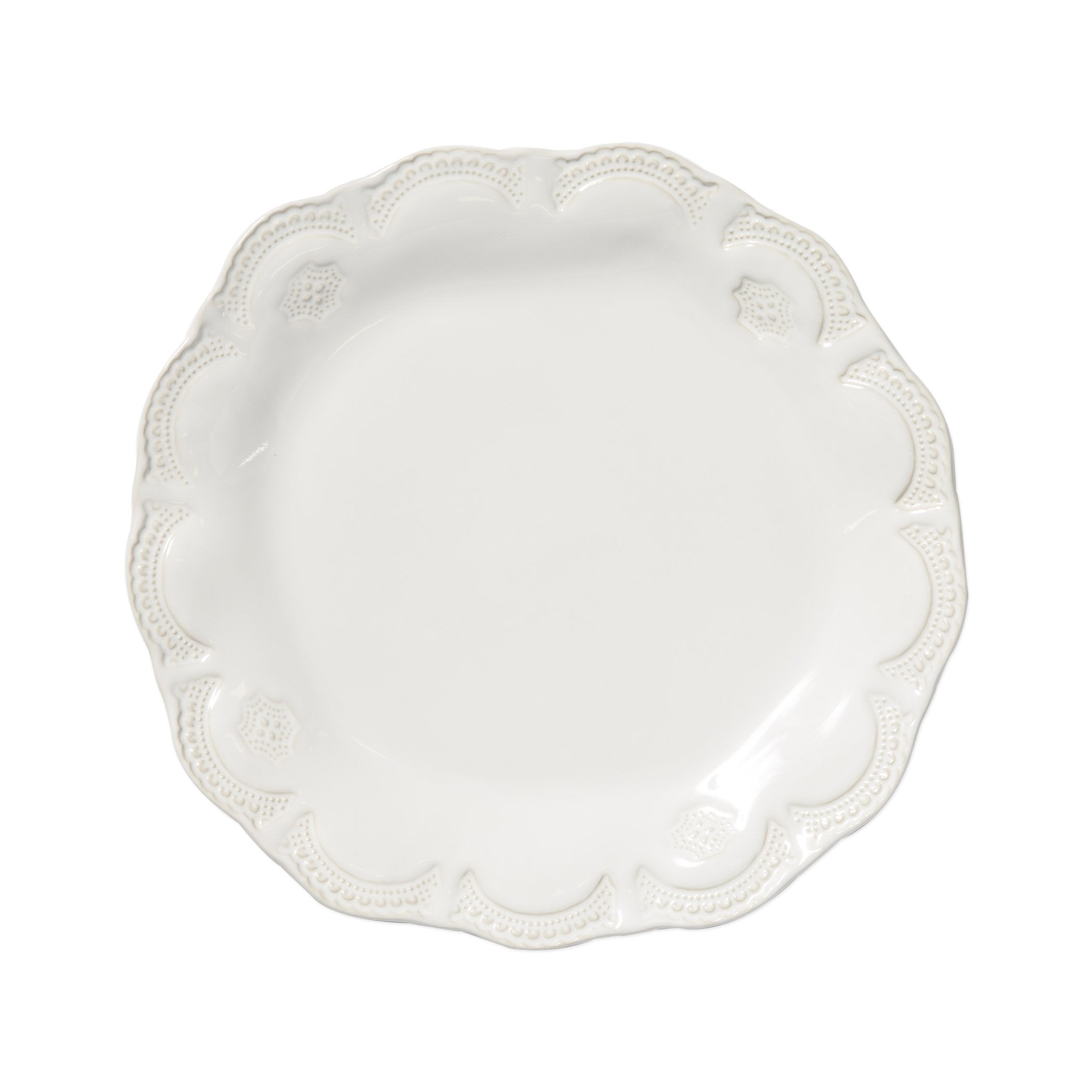 Incanto Stone White Lace Dinner Plate