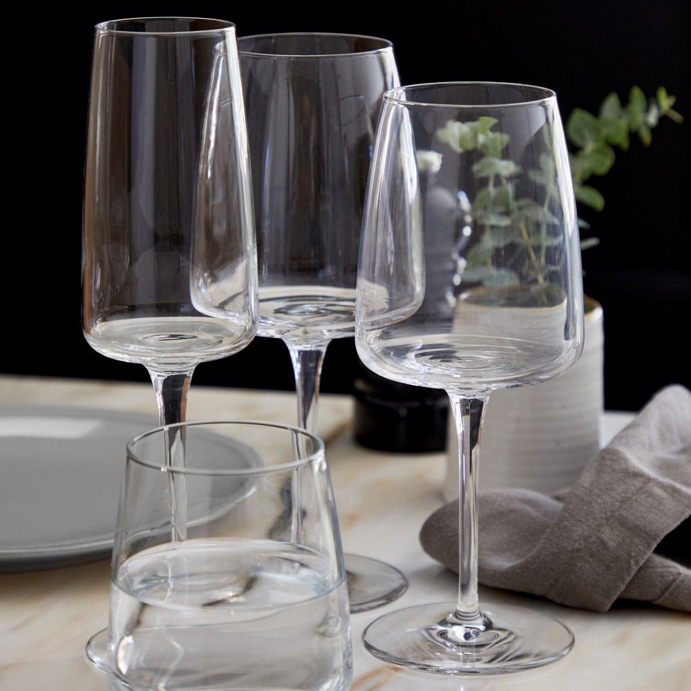 SET 6 FLUTES 9 OZ. VINE