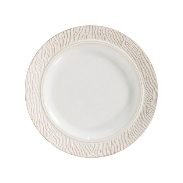 Blenheim Oak Dessert/Salad Plate - Whitewash
