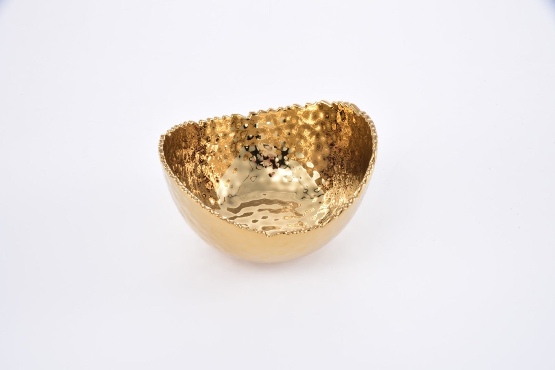 Golden Millennium Small Gold Oval Bowl